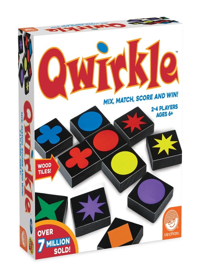 Mindware | Qwirkle UK Edition | Board Game | Ages 6+ | 2-4 Players | 45 Minutes Playing Time - Image 1